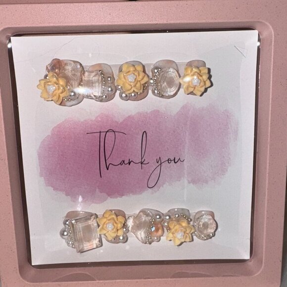 Hello Bling Press-On or Glue-On Nails Size M - Picture 1 of 6